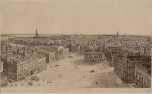 Vista de Ámsterdam desde la torre del Palacio Real de Augustus Wijnantz